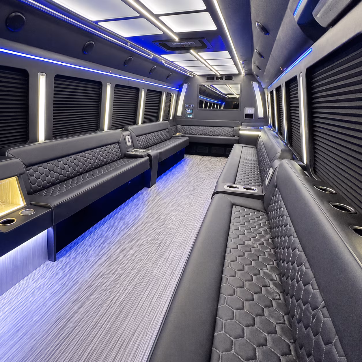 bus rentals for hollywood volunteer and community outreach groups