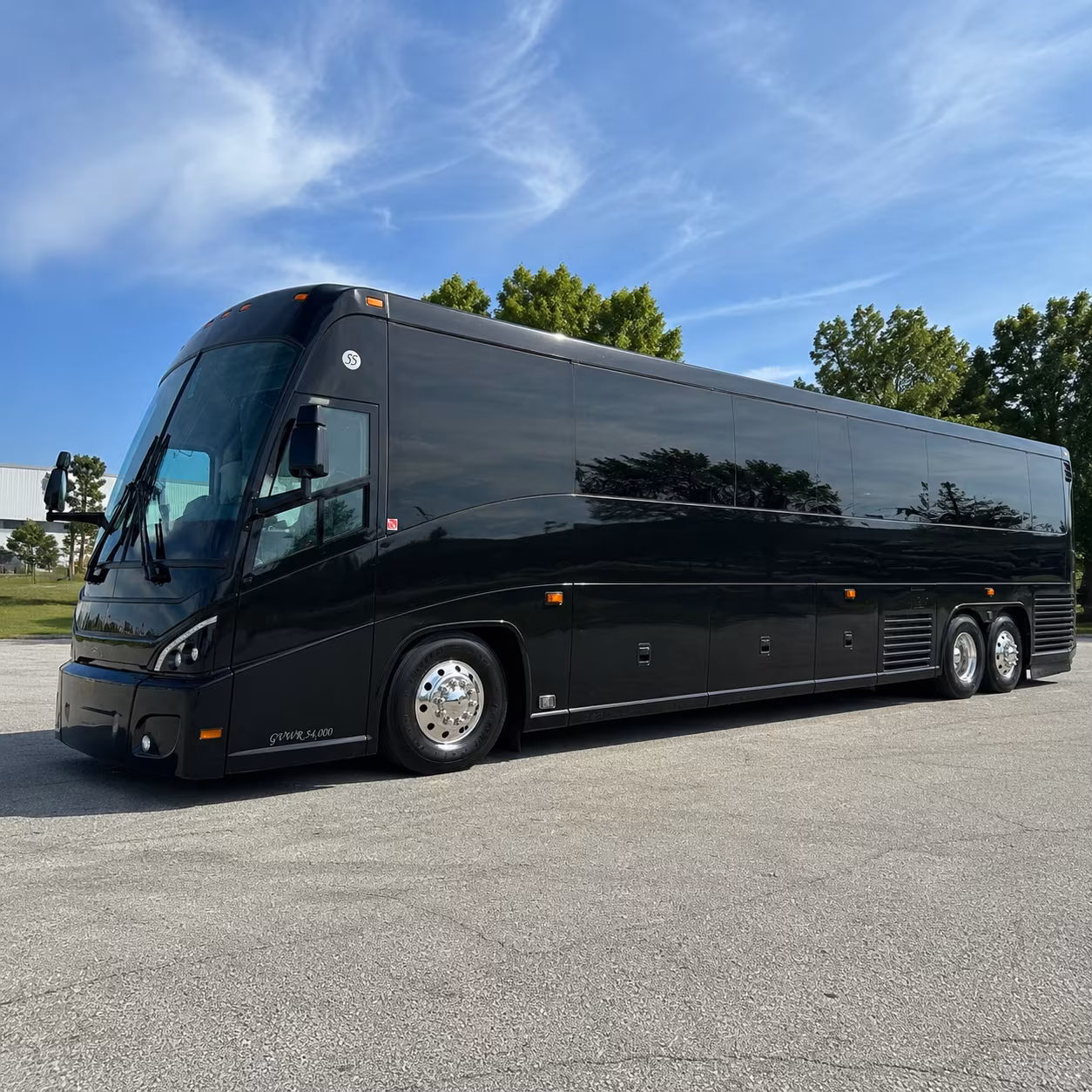 hollywood 47 passenger charter bus