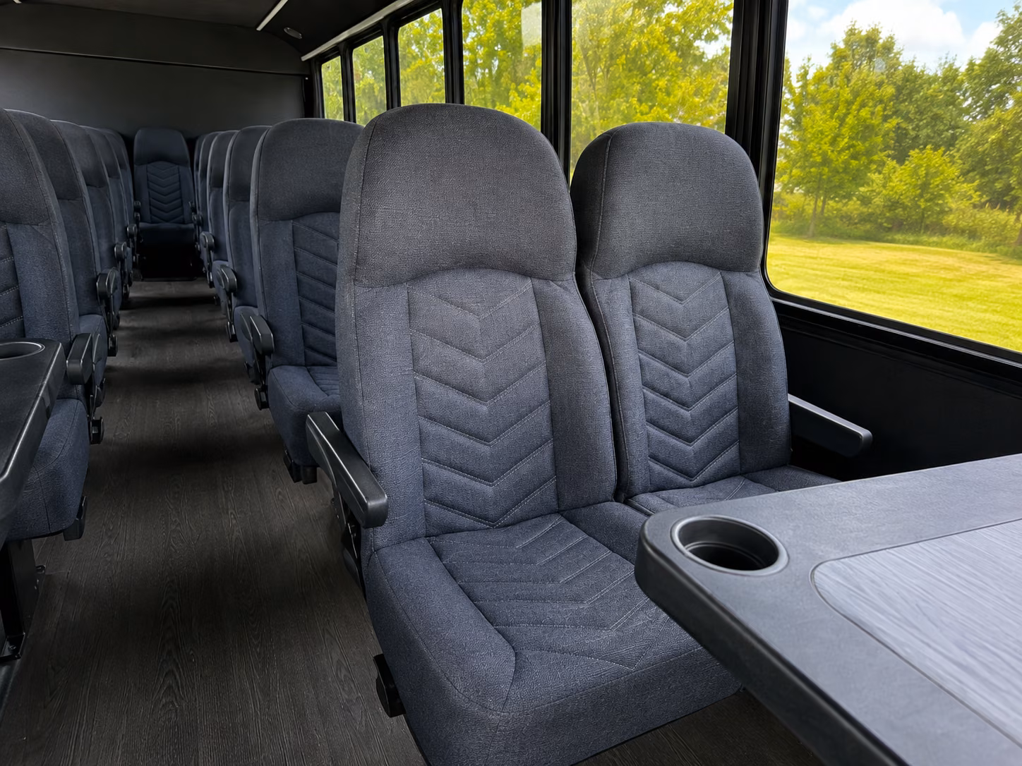 hollywood event transportation onboard seating