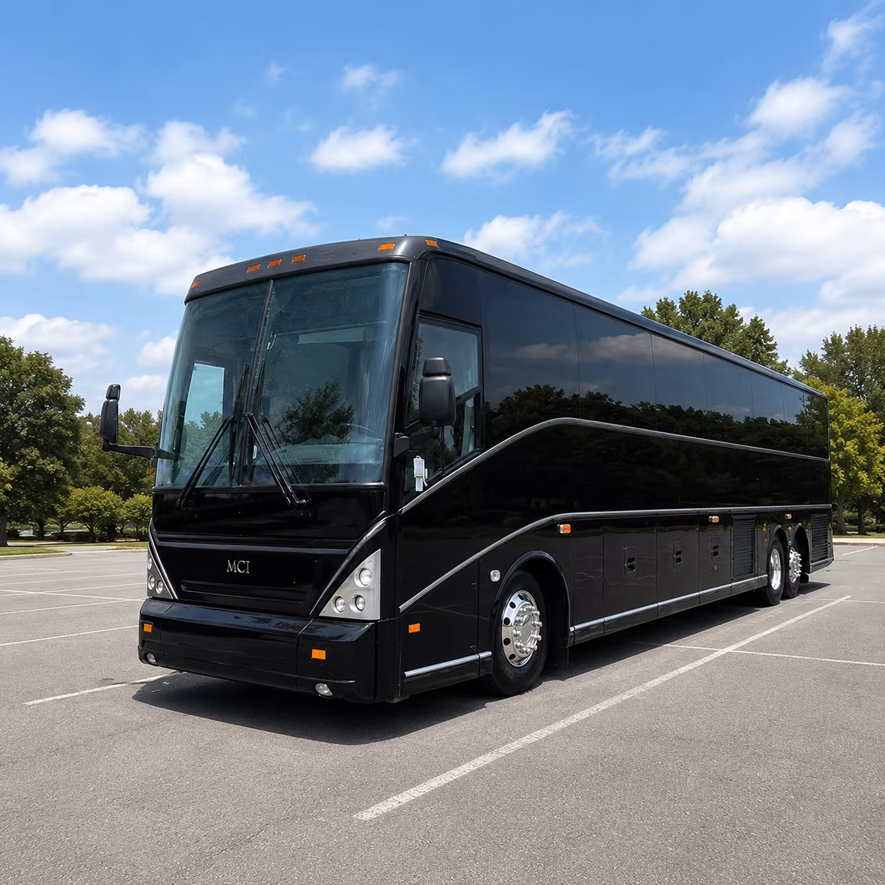 hollywood government military charter bus rental