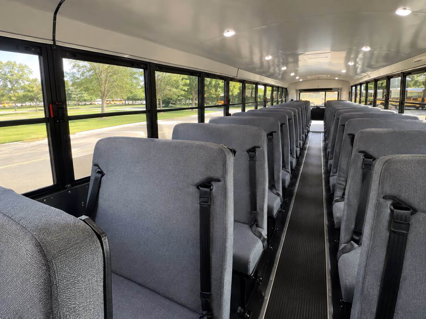 hollywood school bus inside