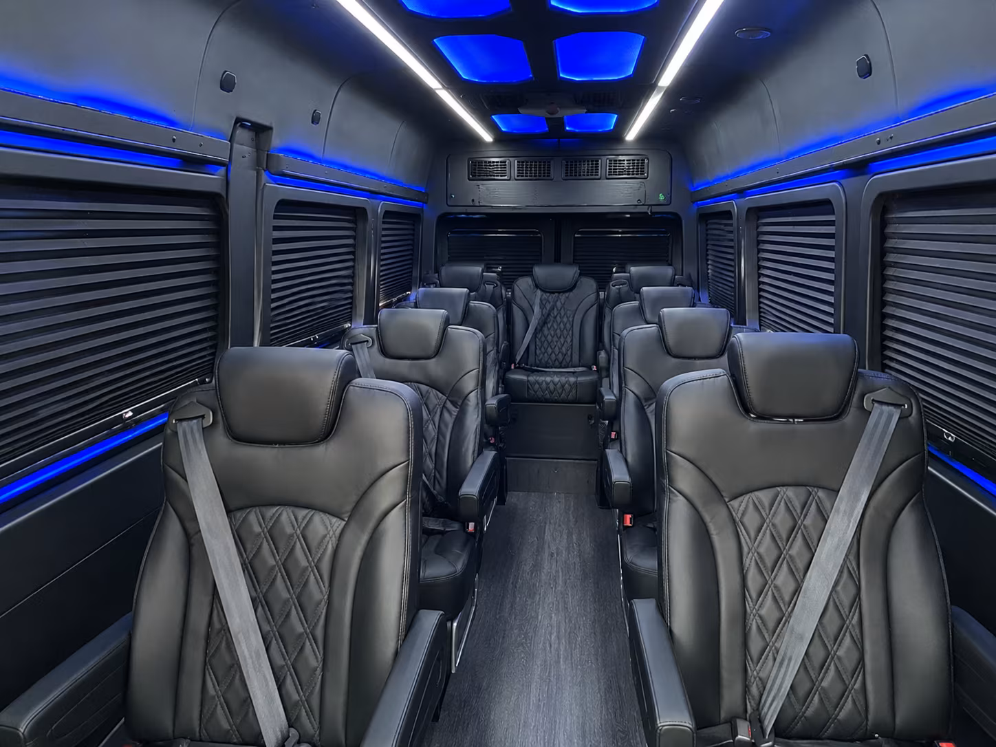 hollywood sprinter van with driver interior