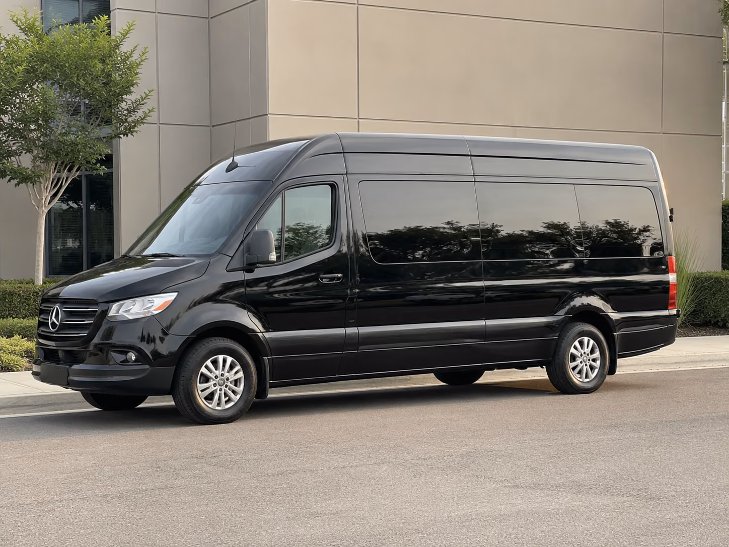 hollywood sprinter van with driver