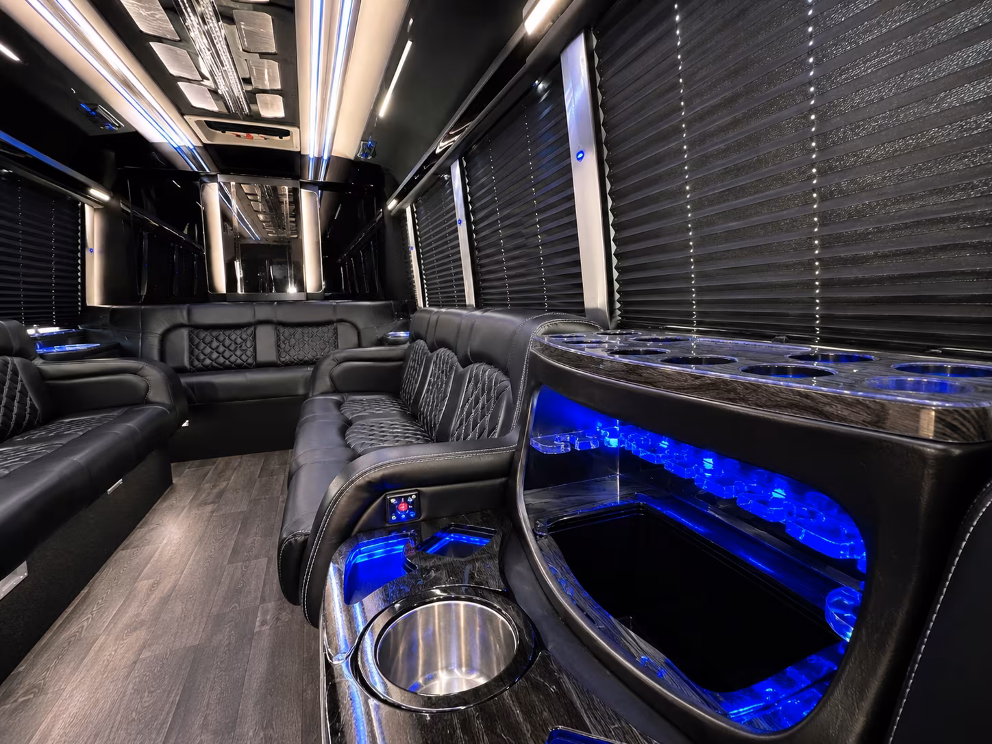 hollywood wedding party bus rental