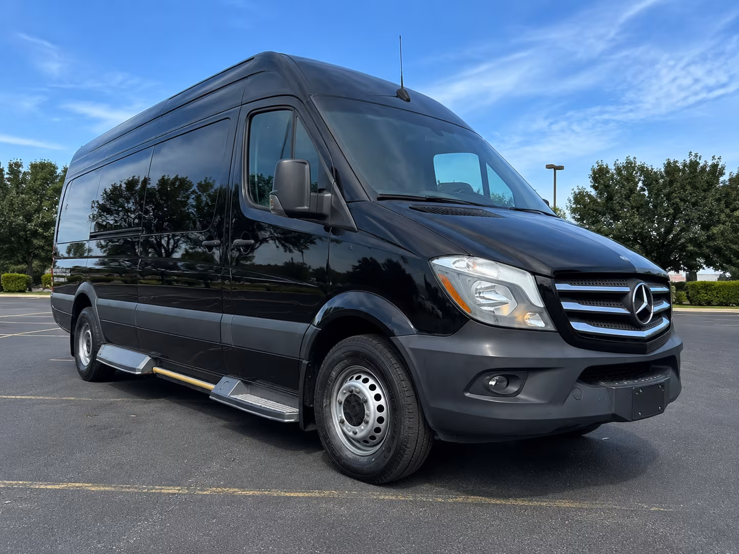 sprinter vans and buses for corporate wine events in hollywood