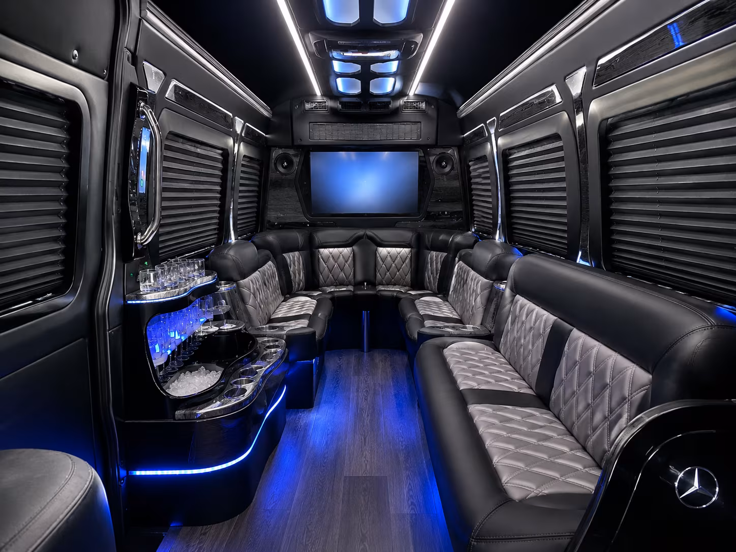 sprinter vans and minibuses for small hollywood wedding groups